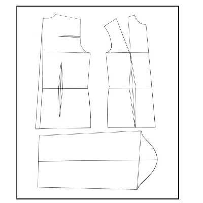 الگو خیاطی بالاتنه آستین شلوار و دامن زنانه متد مولر کد 4 سایز 42 مجموعه 4 عددی