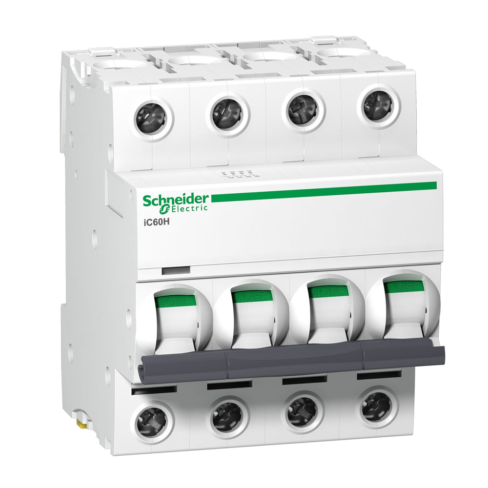 کلید مینیاتوری سه پل+ نول 25 آمپر اشنایدر مدل C25-6K-3P+N