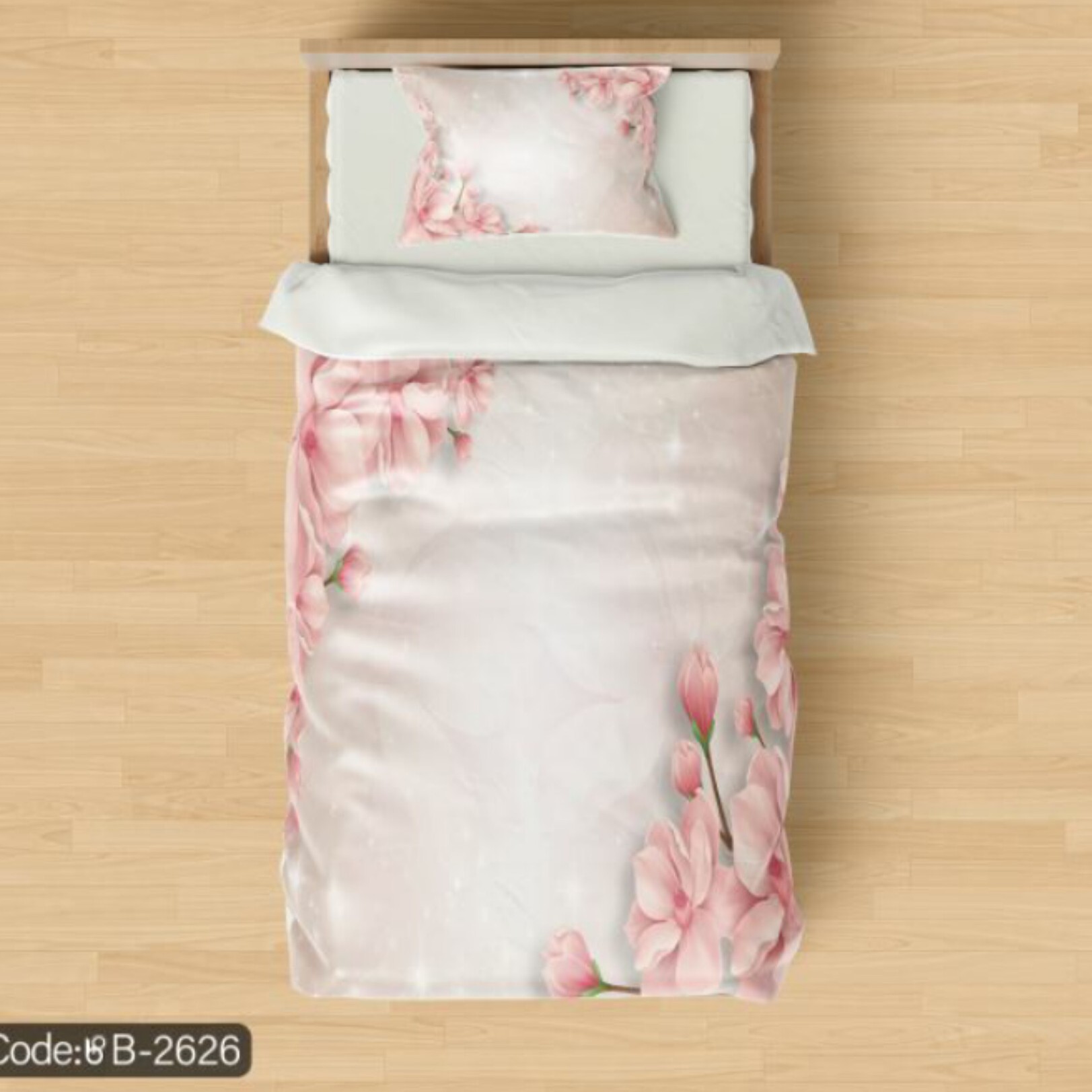 روتختی دونفره سه بعدی(دونفره3d)بزرگسال طرح گل شیک و جدید مناسب عروس برای تخت با عرض160