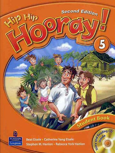 Hip Hip Hooray 5 2nd SB WB CD کتاب هیپ هیپ هورای 5 (کتاب دانش آموز کتاب کار CD)