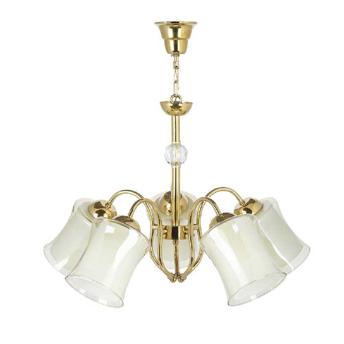  لوستر و چراغ دیواری چشمه نور کد A833/5-1-Pro مجموعه دو عددی