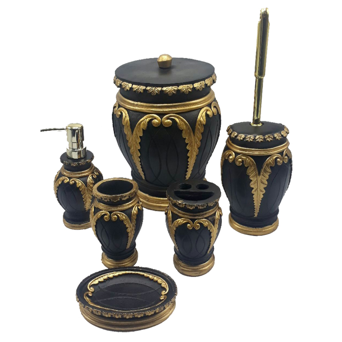 ست سرویس بهداشتی 6 پارچه طرح رویال کد SRBG62