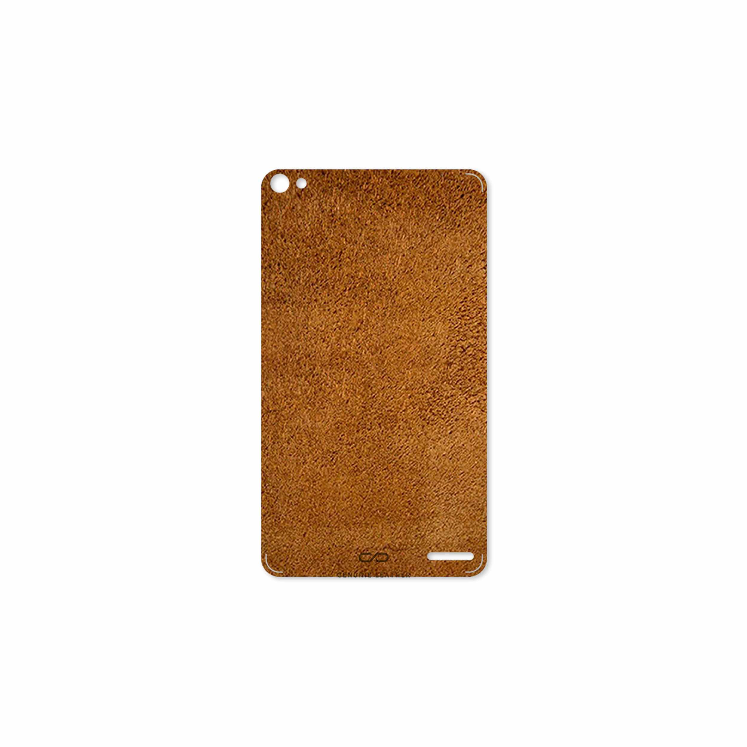 برچسب پوششی ماهوت مدل Brown-Chamois-Leather مناسب برای تبلت هوآوی Mediapad X2 2015