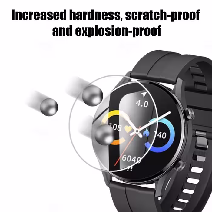 محافظ صفحه نمایش لاین مدل RB007 مناسب برای ساعت هوشمند شیائومی Smart Watch Imilab W12 بسته سه عددی