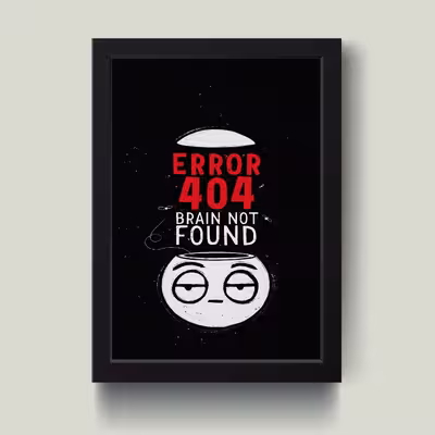 تابلو مدل Error 404 کدm5014