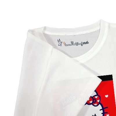 تی شرت بچگانه پرمانه طرح Kitty کد pmt.2447