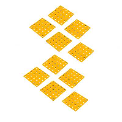 سازه رباتیک مدل صفحه مستطیل 5×5 فلزی رنگی بسته 10 عددی