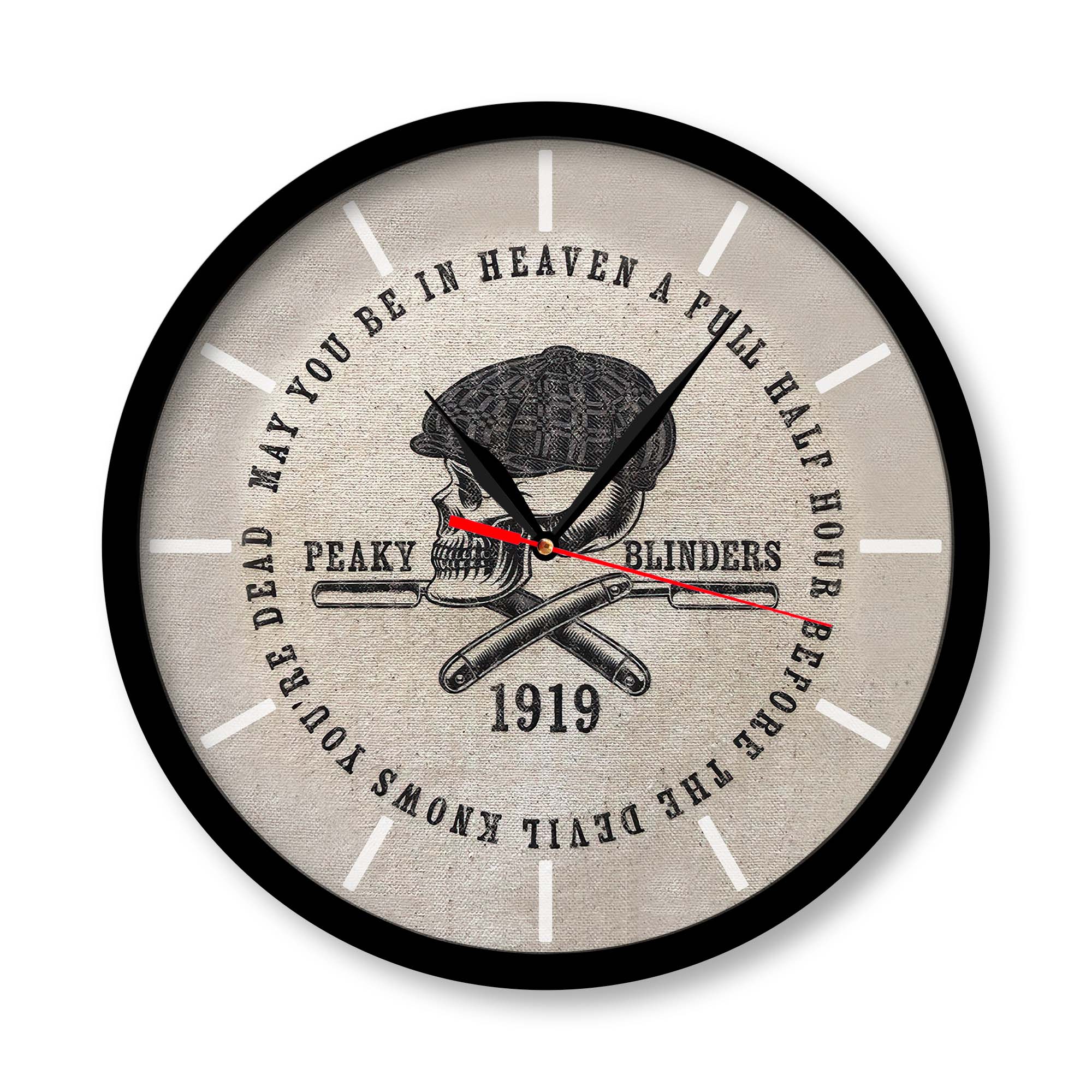 ساعت دیواری مدل پیکی بلایندرز کد 3380