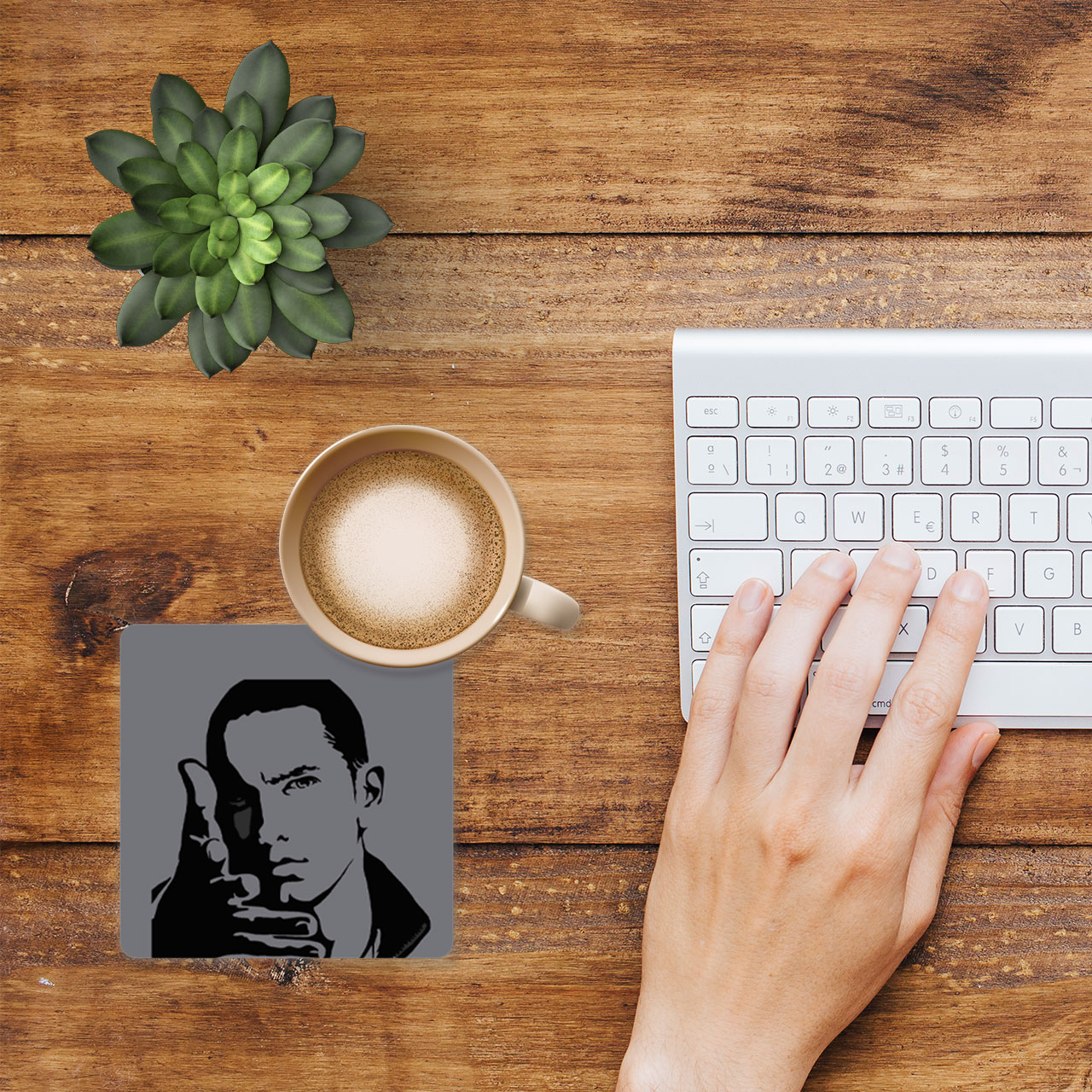 زیر لیوانی طرح Eminem مدل MC1243