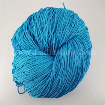 نخ مکرومه 3 آبی فیروزه ای A105