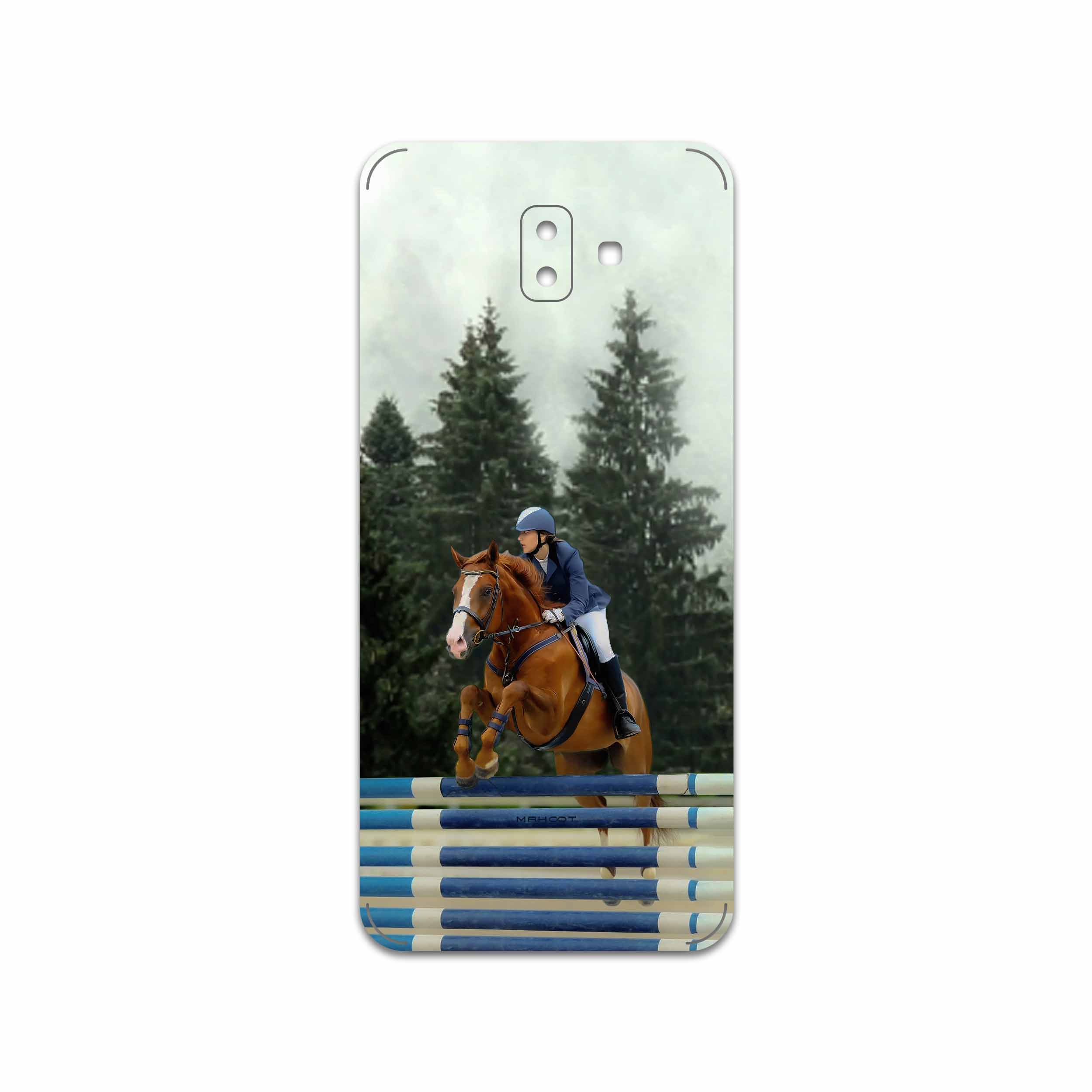برچسب پوششی ماهوت مدل Equestrianism مناسب برای گوشی موبایل سامسونگ Galaxy J6 Plus