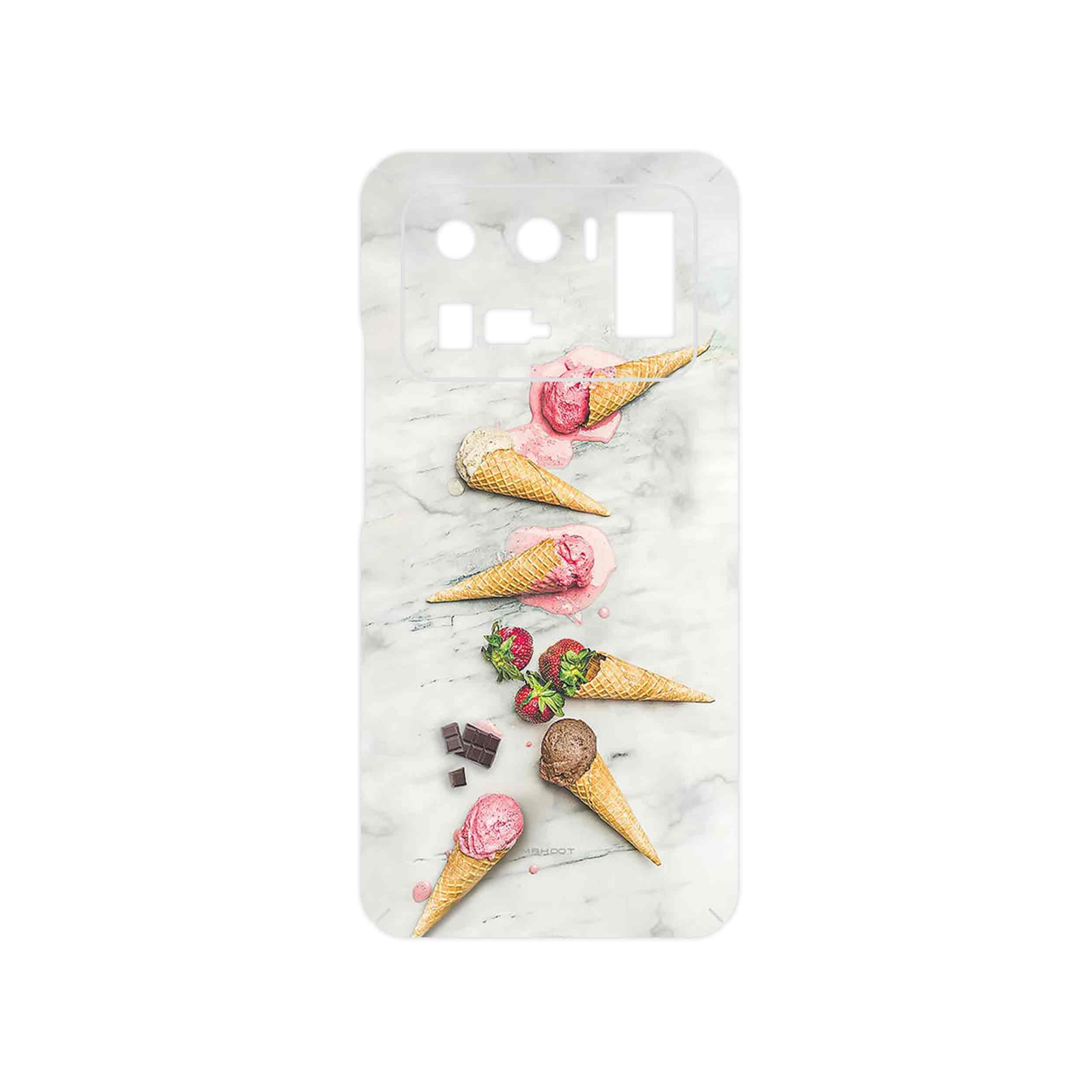 برچسب پوششی ماهوت مدل Funnel_ice_cream مناسب برای گوشی موبایل شیائومی Mi 11 Ultra