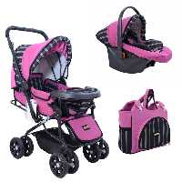 ست کالسکه و کریر کد 211 به همراه ساک لوازم کودک