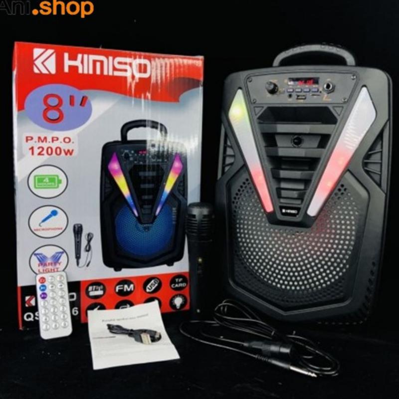 اسپیکر چمدانی kIMISO-4816 میکروفن دار