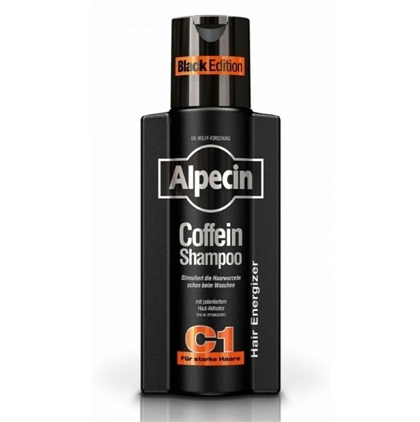 شامپو ضد ریزش کافئین دار آلپسین C1 Black Edition