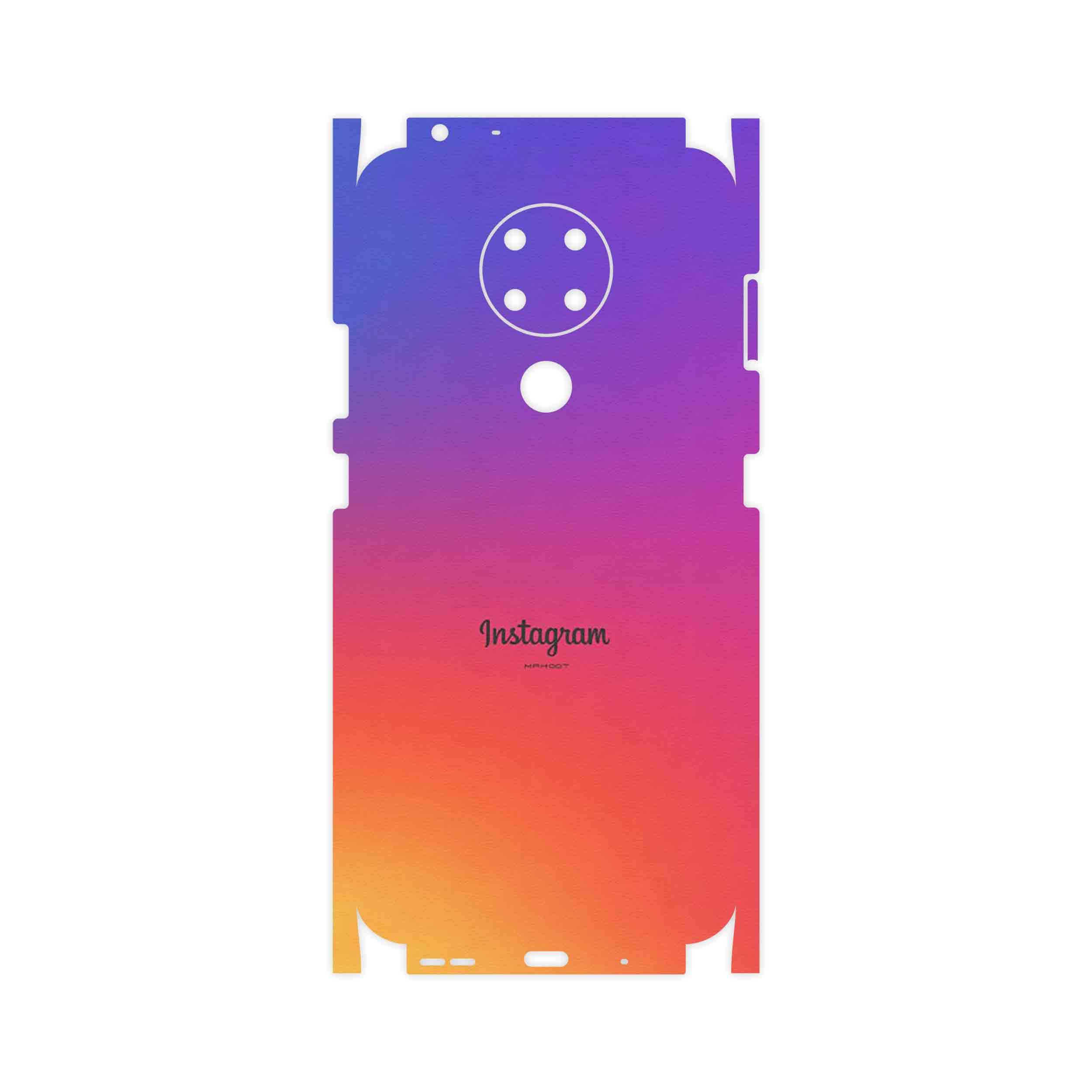 برچسب پوششی ماهوت مدل Instagram-FullSkin مناسب برای گوشی موبایل نوکیا 3.4