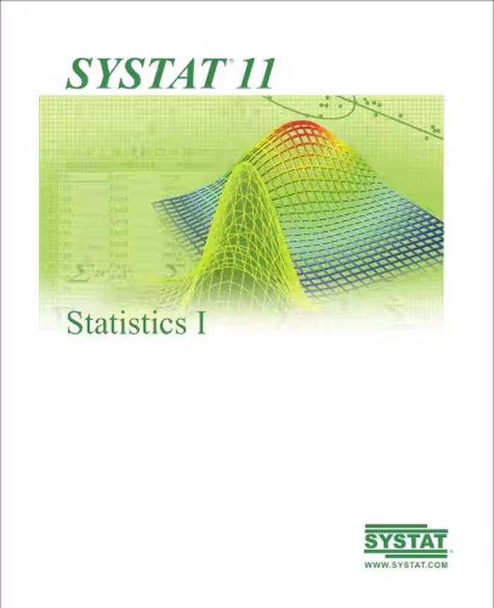 خرید و دانلود نسخه کامل کتاب Systat 11 - Statistics