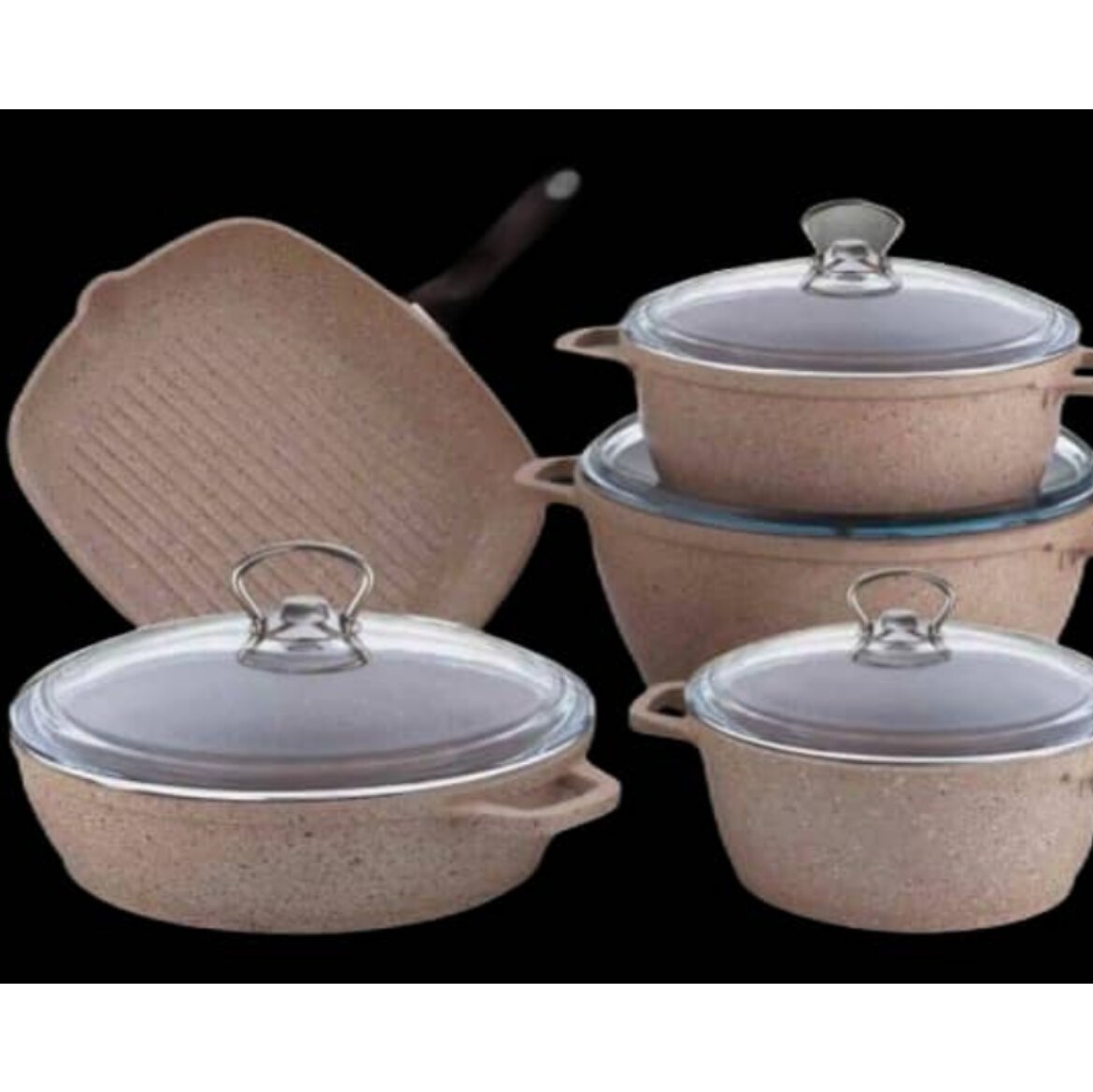 سرویس قابلمه فالز ترکیه  9 پارچه گرانیت