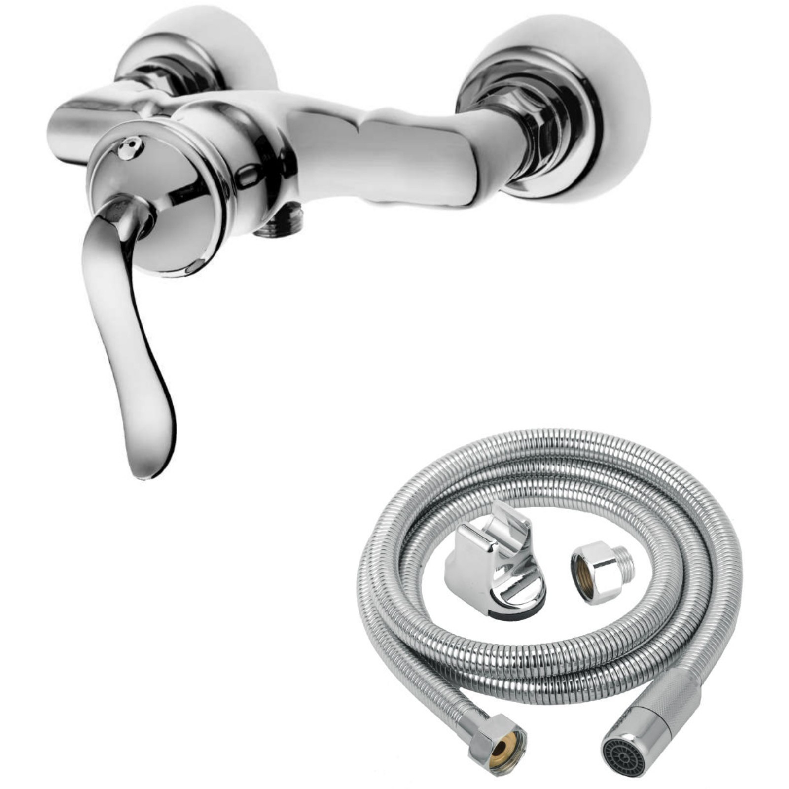 شیر سرویس بهداشتی شیرالات رز مدل آرنیکا 2 به همراه شلنگ توالت