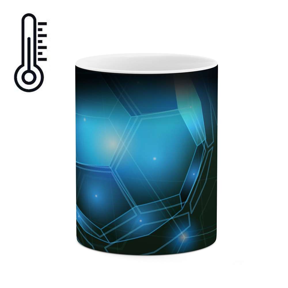 ماگ حرارتی کاکتی طرح توپ فوتبال مدل mgh12433