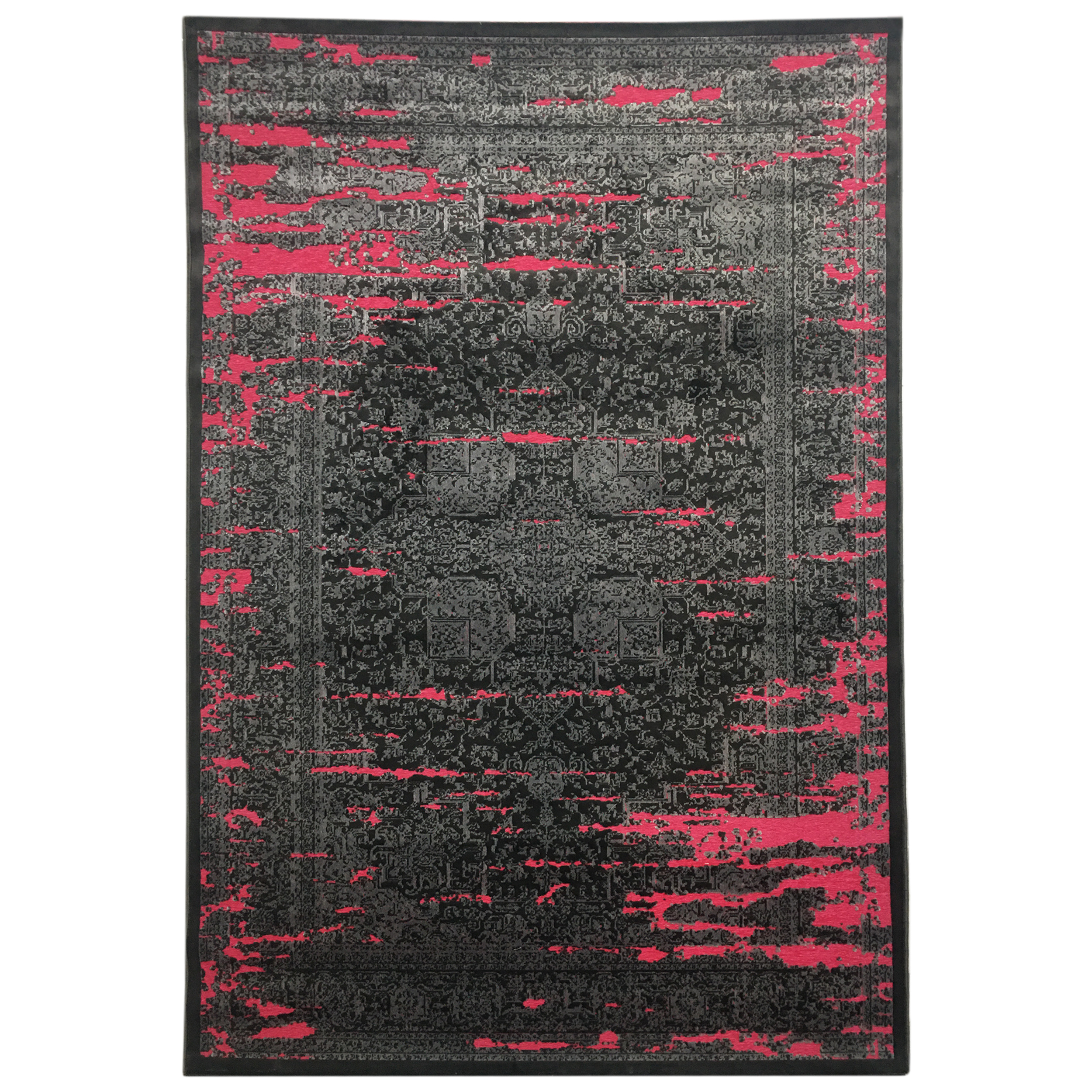 فرش ماشینی مدل وینتیج طرح ROS3102