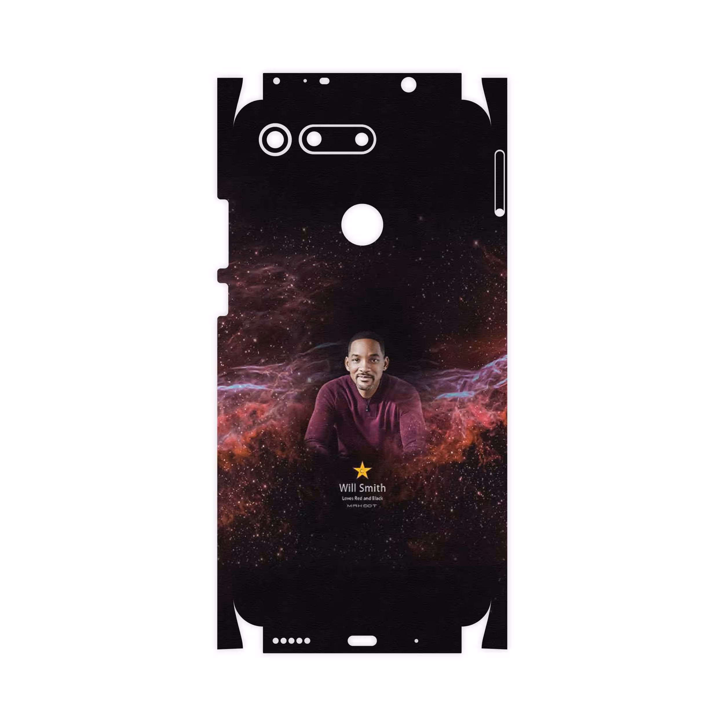 برچسب پوششی ماهوت مدل Will Smith-FullSkin مناسب برای گوشی موبایل آنر View 20