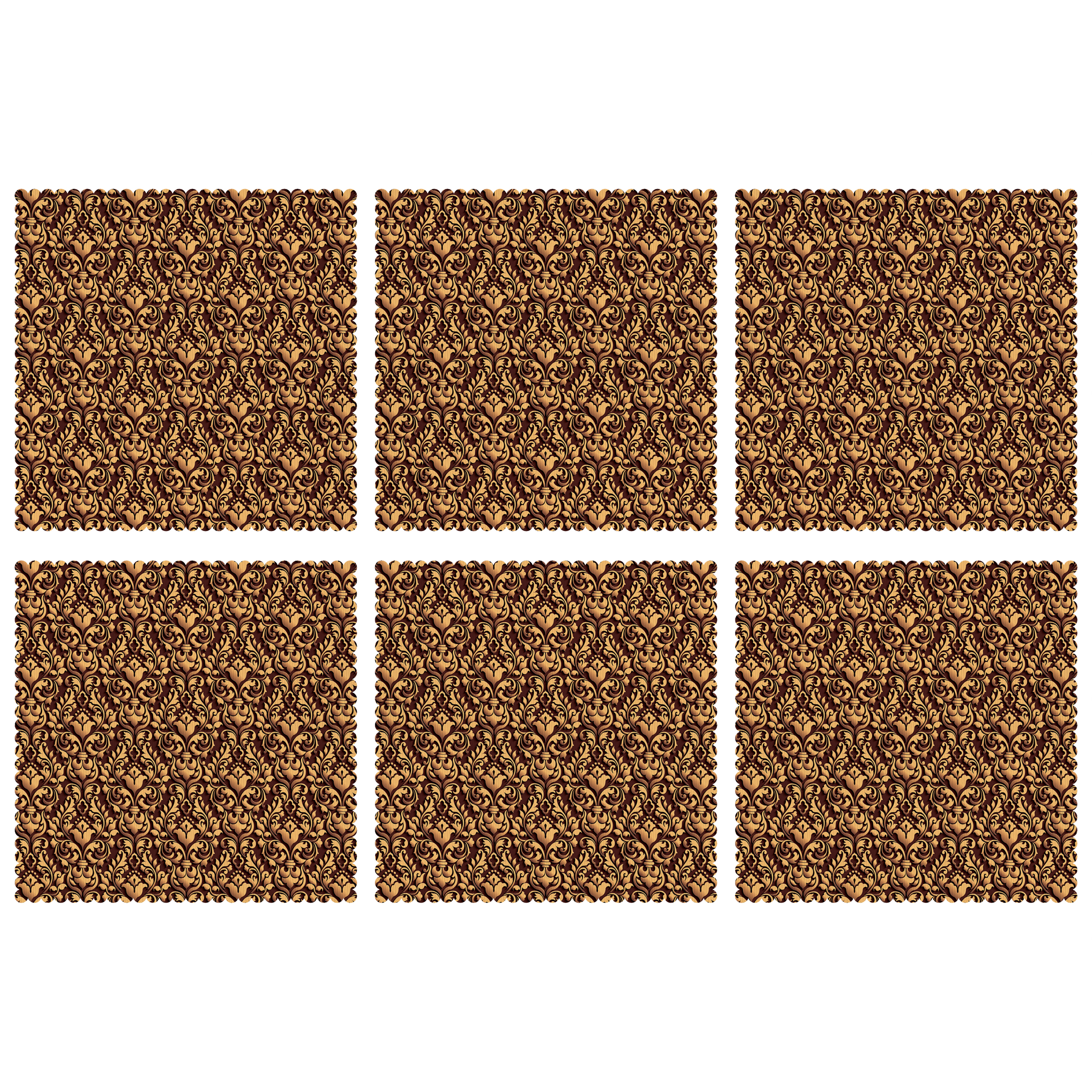 زیربشقابی مدل U1-42510 بسته 6 عددی