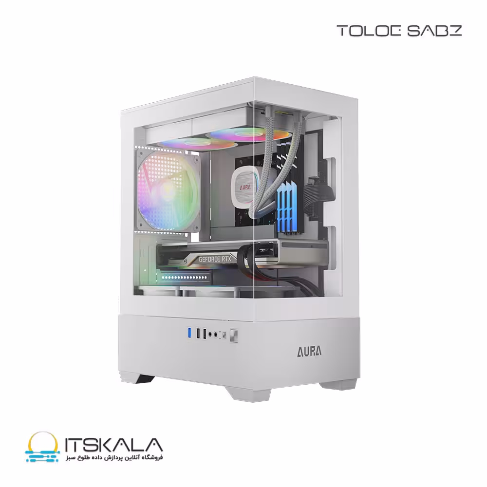 کیس گیم دیاس مدل AURA GC9M WH ARGB