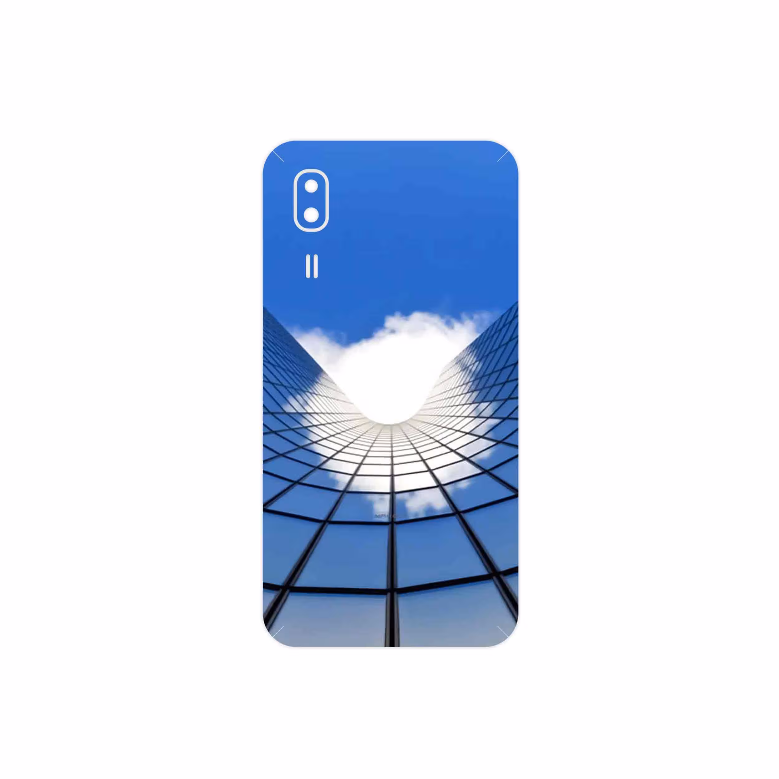 برچسب پوششی ماهوت مدل Glass skyscraper مناسب برای گوشی موبایل سامسونگ Galaxy A2 Core