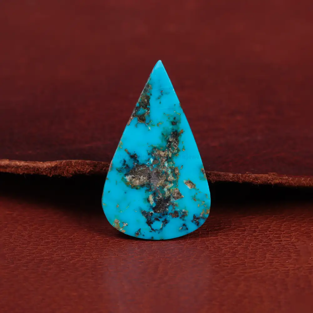 نگین فیروزه شجری کد 15328 - جواهری مشاهیر