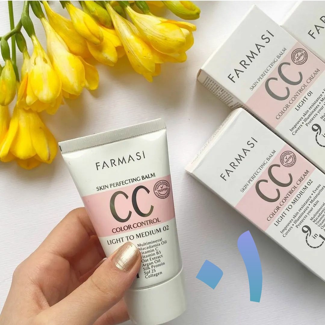 سی سی کرم 9 در 1 فارماسی اورجینال شماره یک CC FARMASI حجم 50 میلی گرم