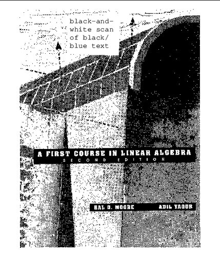 خرید و دانلود نسخه کامل کتاب A First Course in Linear Algebra [black&amp;white only]
