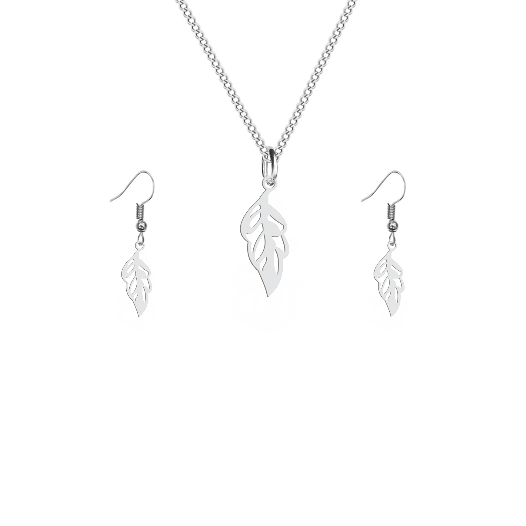 نیم ست هایکا طرح برگ مدل s.ha1-14