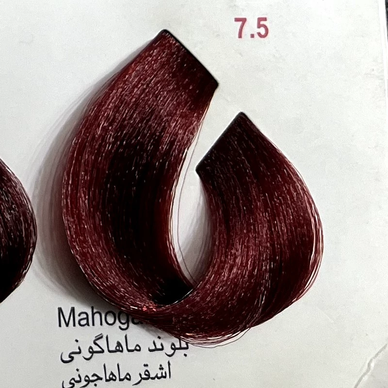 رنگ بلوند ماهاگونی 775 ،رنگ مو کم آمونیاک پیلون ویک عدد اکسیدان | amazonchi