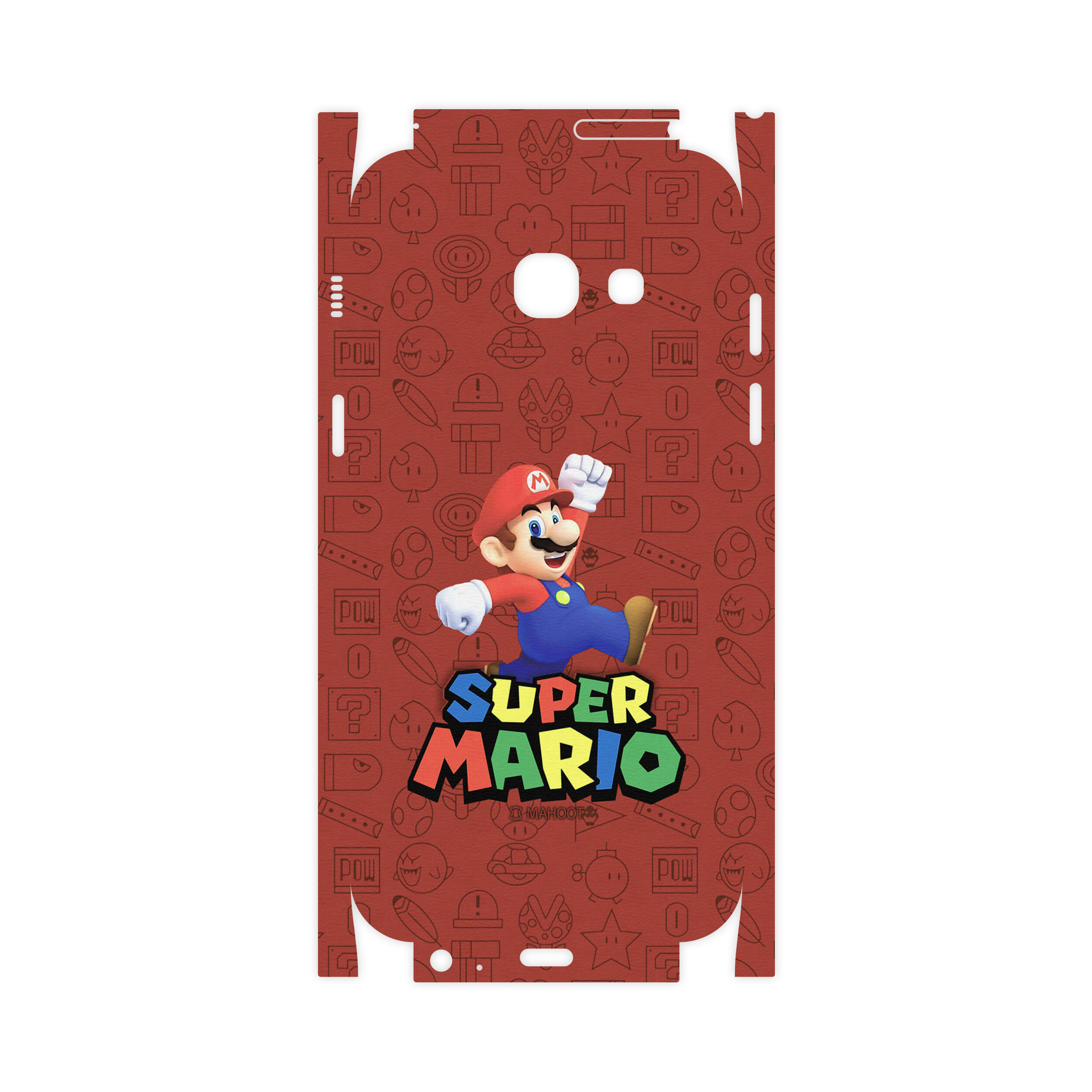 برچسب پوششی ماهوت مدل Super-Mario-Game-FullSkin مناسب برای گوشی موبایل سامسونگ Galaxy A3 2017