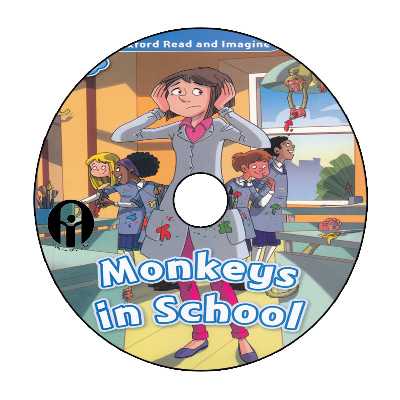 کتاب Oxford Read and Imagine1 Monkeys in School اثر Paul Shipton انتشارات الوندپویان