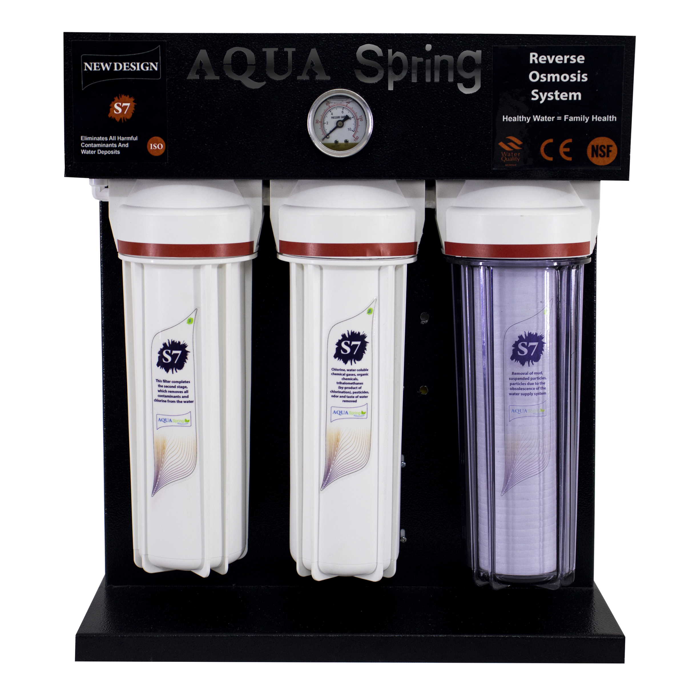 دستگاه تصفیه کننده آب آکوآ اسپرینگ مدل RO-S7-BZ 7003