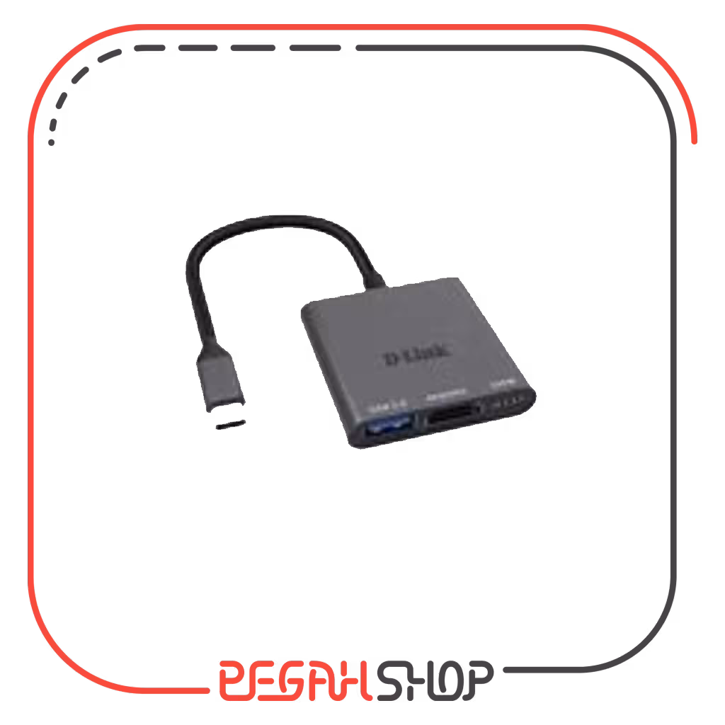 هاب USB-C سه پورت برند D-link مدل DUB-C103