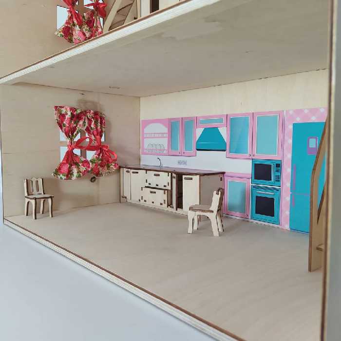 اسباب بازی خانه عروسکی مدل موگن فو