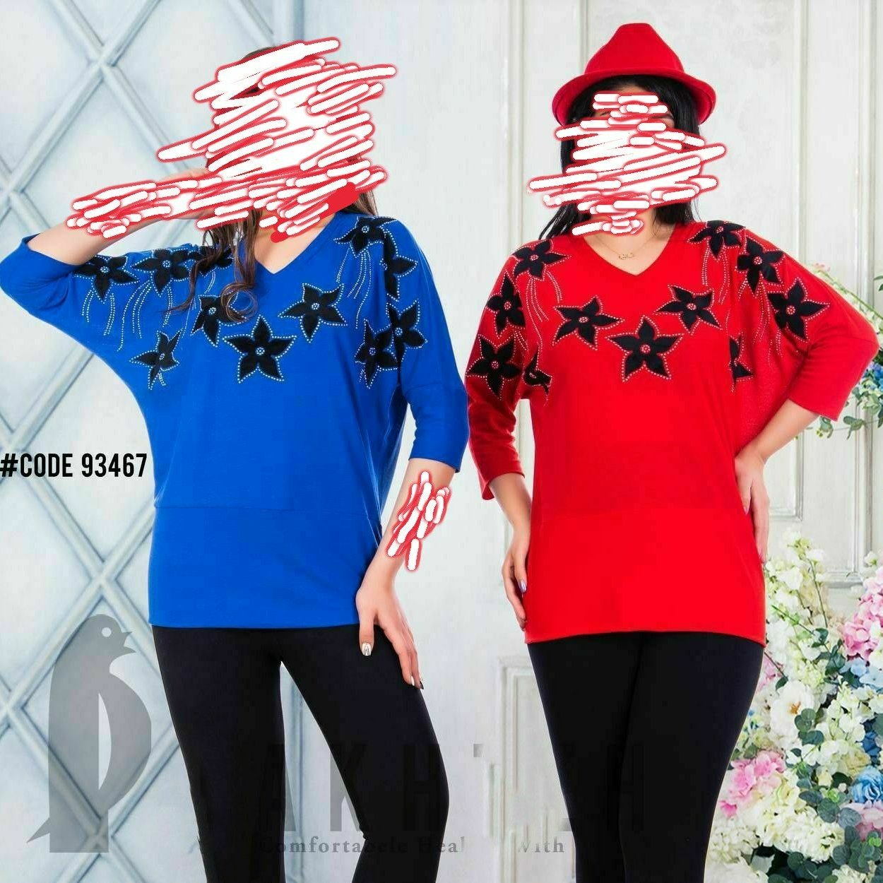 تونیک قواره بزرگ نگین دار1