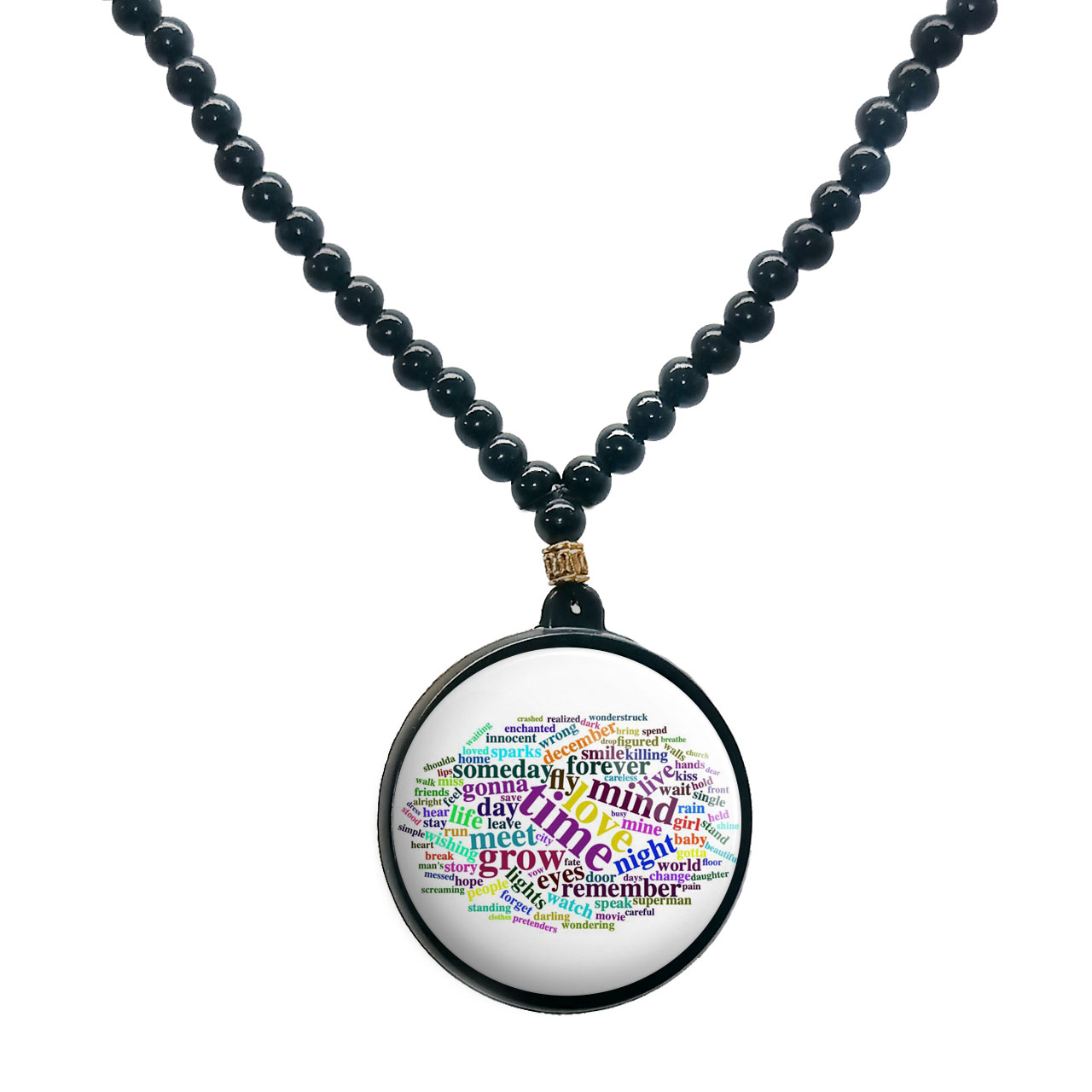 گردنبند پرمانه طرح تیلور سویفت کد pmd.2884 مدل دو طرفه