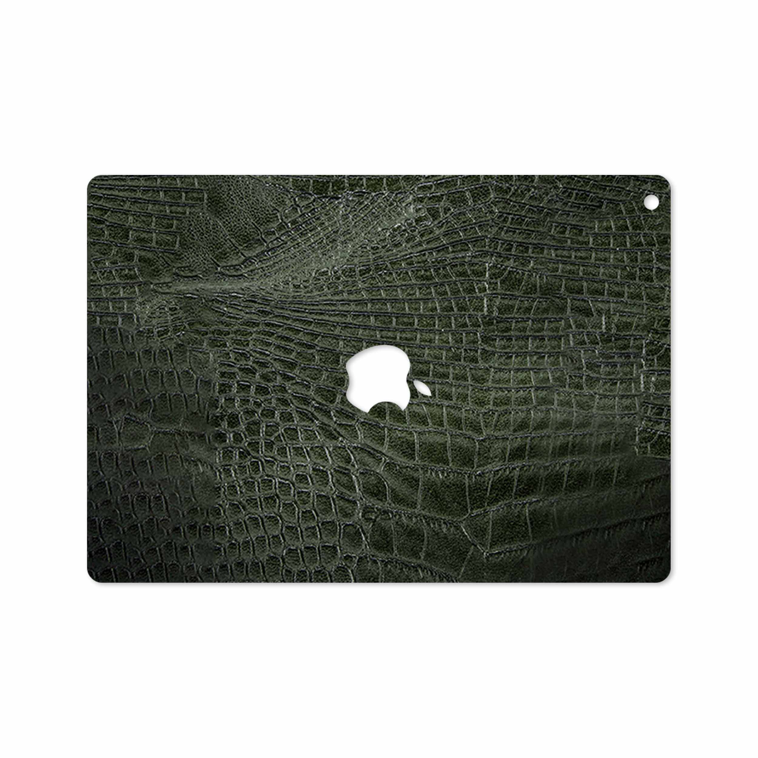 برچسب پوششی ماهوت مدل Green-Crocodile-Leather مناسب برای تبلت اپل iPad 9.7 (GEN 5) 2017 A1823