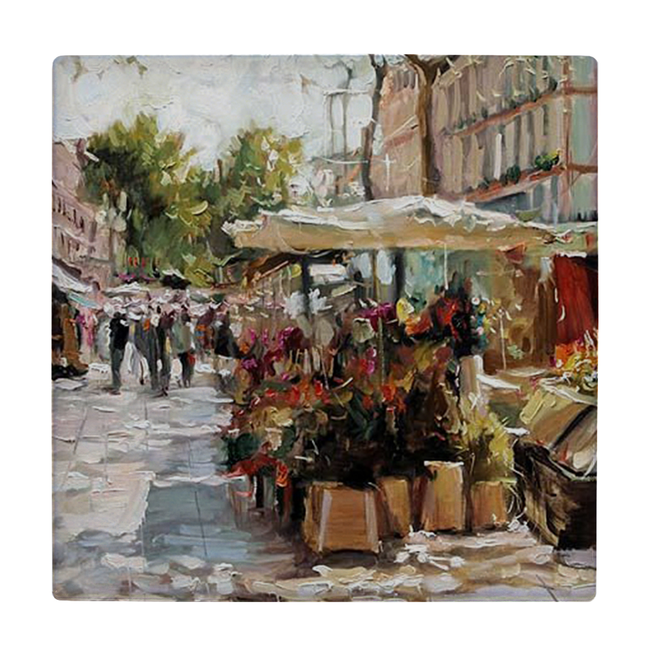 کاشی طرح نقاشی بازار روز کد wk1682