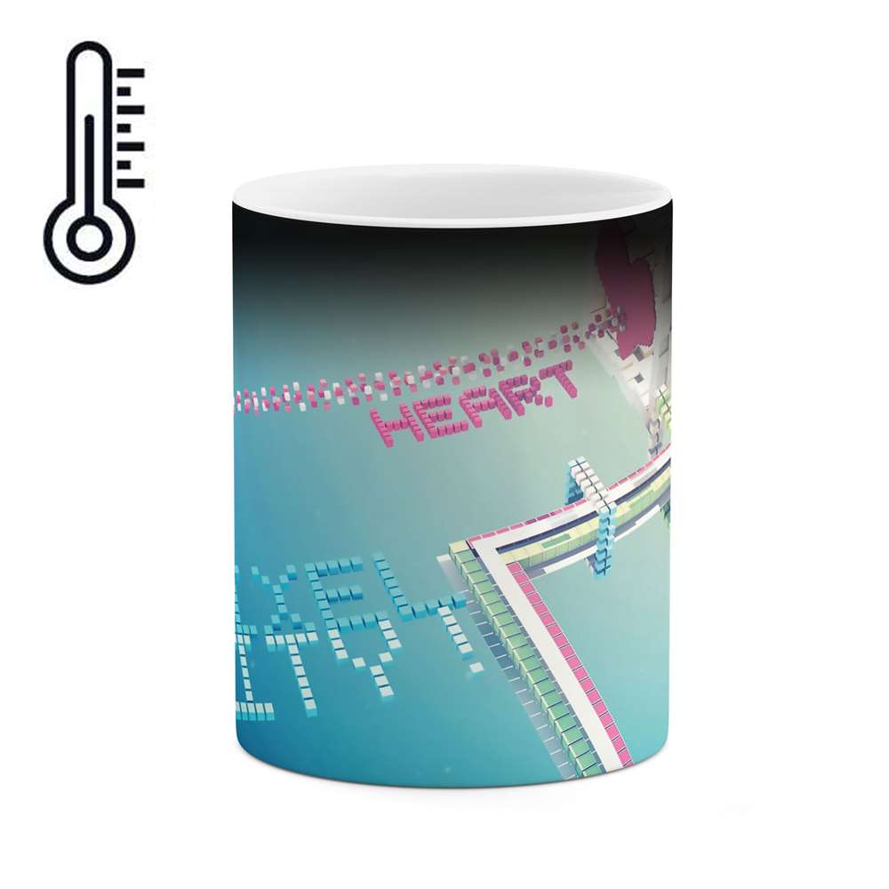 ماگ حرارتی طرح Pixel City مدل mgh00475