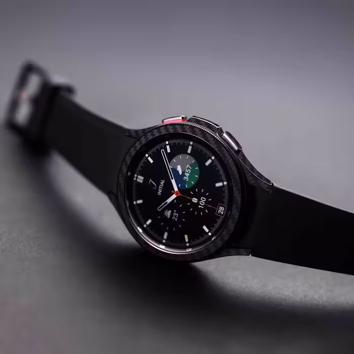 برچسب ماهوت طرح Carbon Fiber مناسب برای ساعت هوشمند سامسونگ Watch4 Classic 46mm