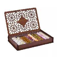 شیرینی مخلوط طرح چوبی مشبک سنتی یزد 850 گرمی