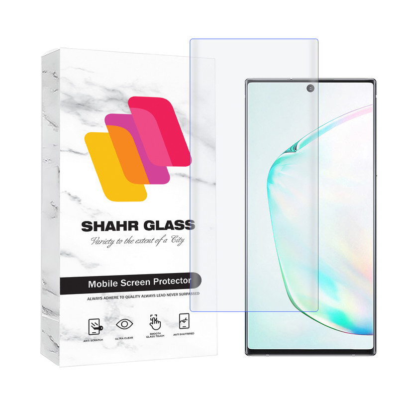 محافظ صفحه نمایش یووی شهر گلس مدل UVLIGHTSH مناسب برای گوشی موبایل سامسونگ Galaxy Note 10 4G / Galaxy Note 10 5G | کالا برتری