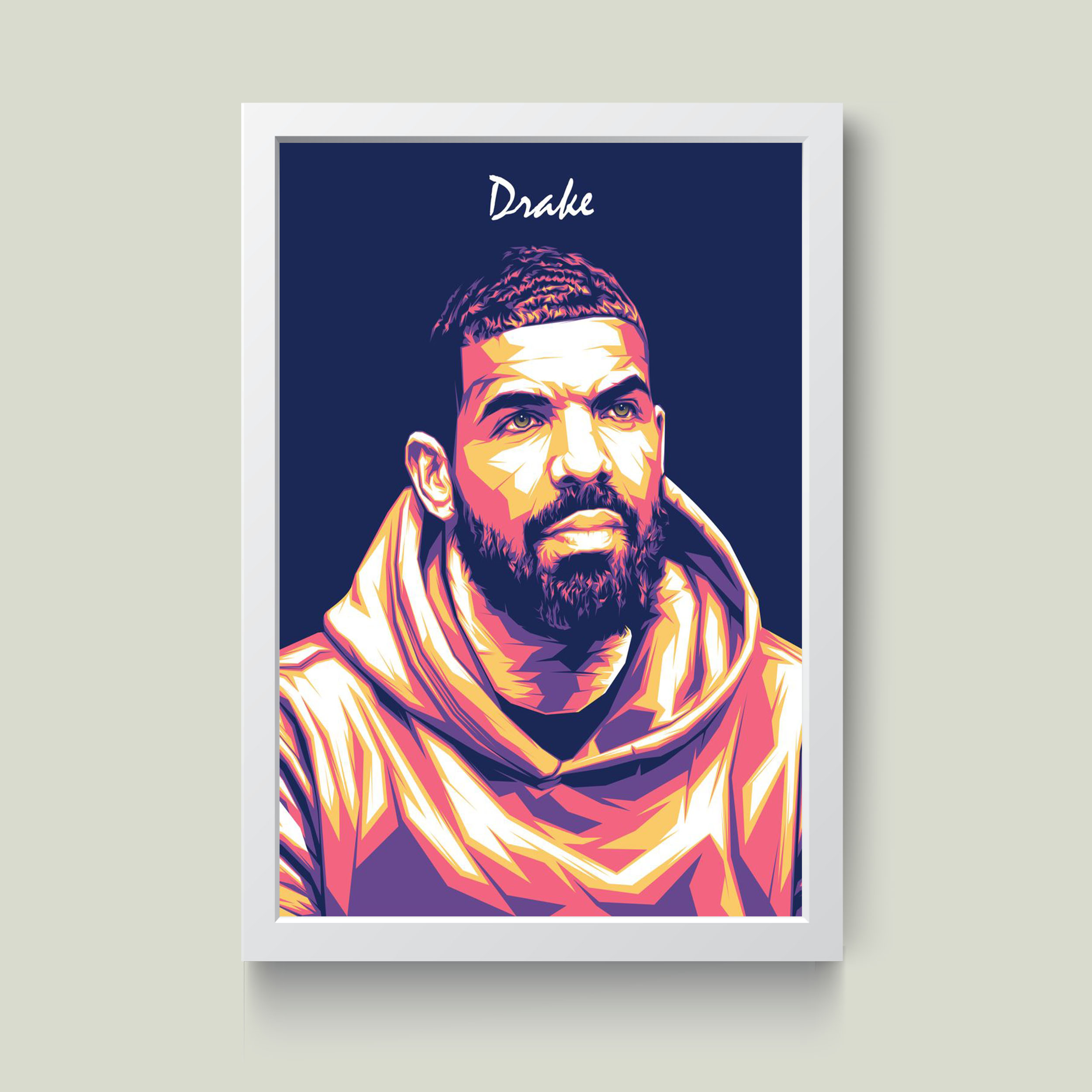 تابلو مدل مینیمال Drake کد m2401-w