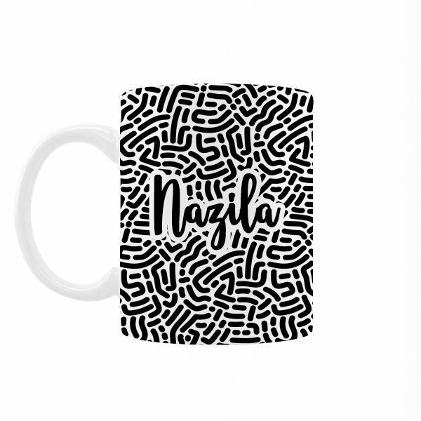 ماگ رژارت مدل اسم نازیلا