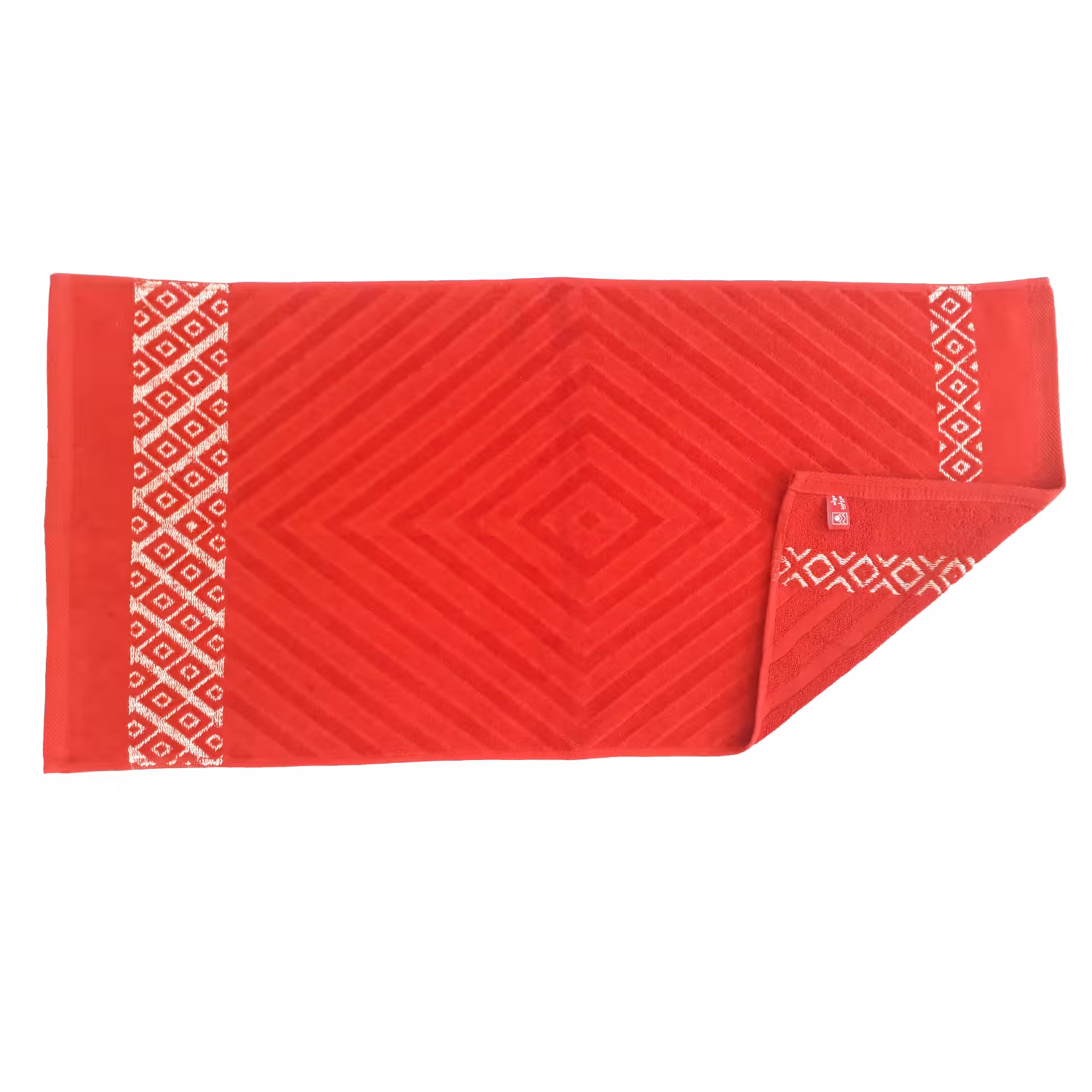 حوله مروارید طرح لوزی سایز 40×80 سانتی متر
